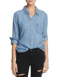 Rails Ingrid Heart Print Chambray Shirt at Bloomingdales